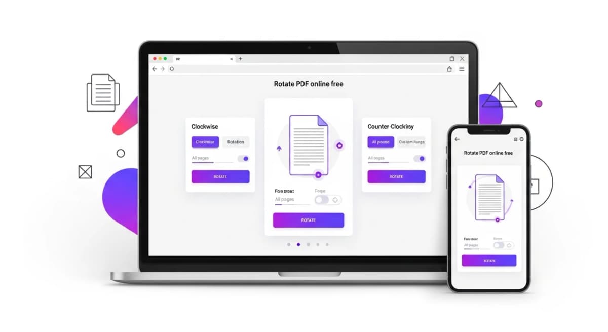Cómo girar gratis un PDF en línea