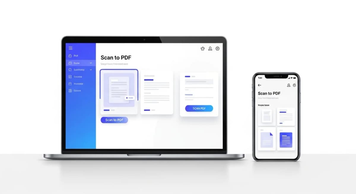 How to scan documents to PDF
