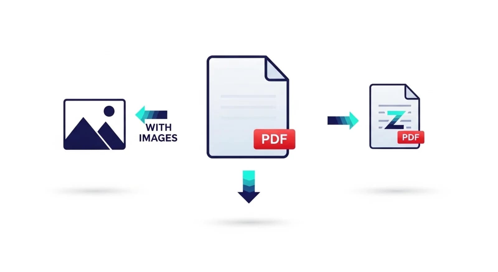 Komprimieren einer PDF-Datei mit Bildern