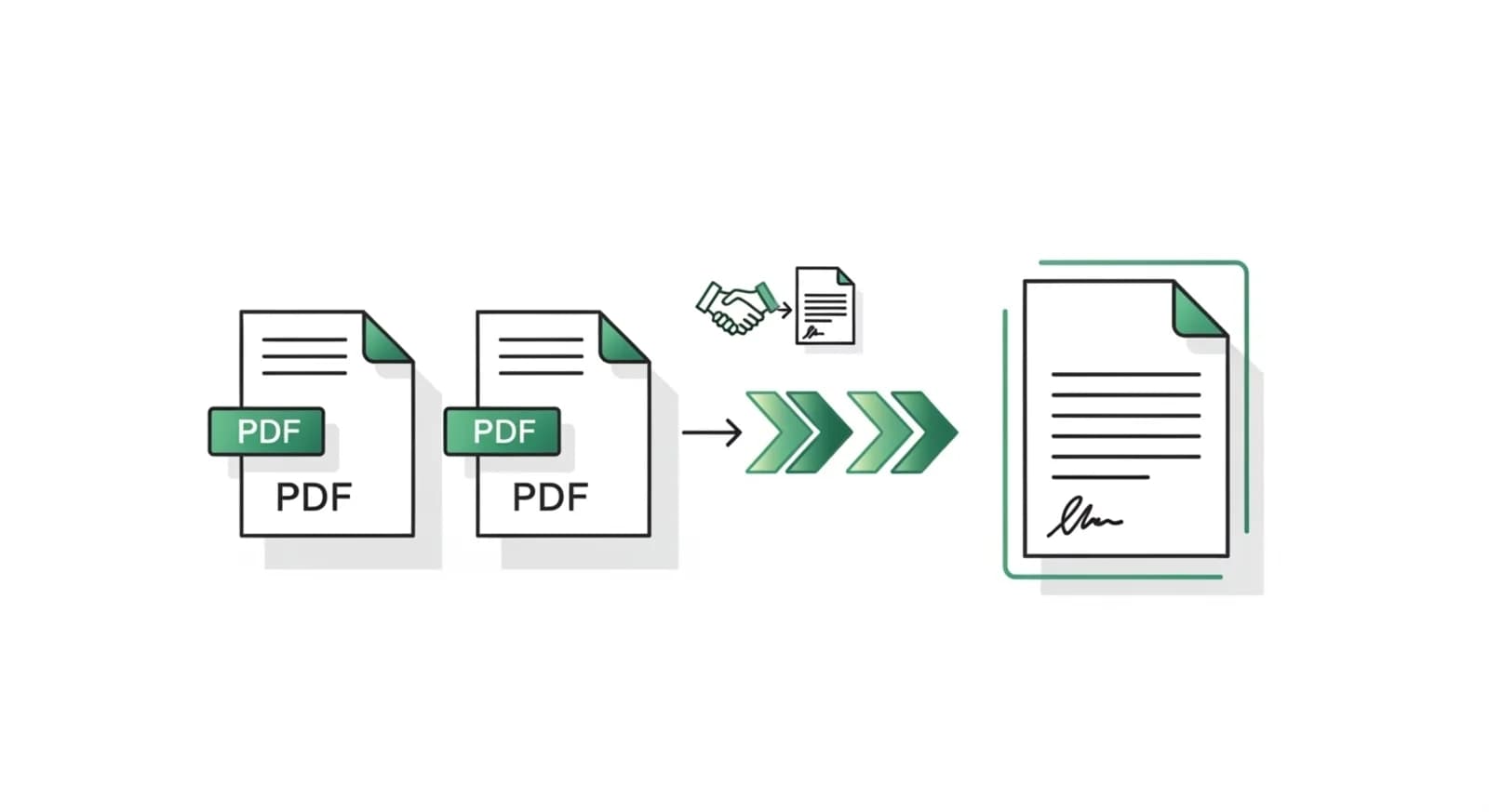 Cómo fusionar archivos PDF para contratos
