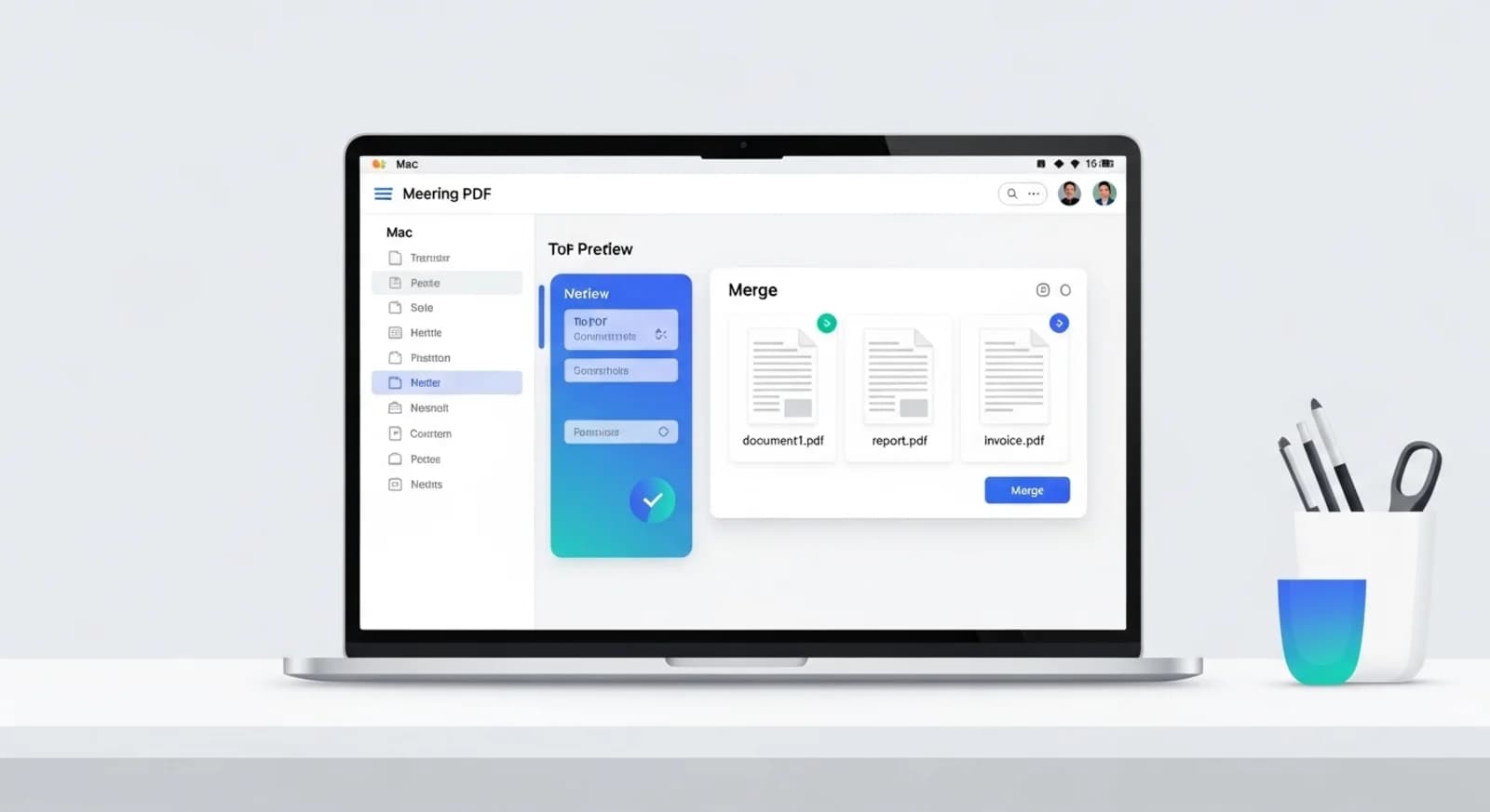 Cómo fusionar PDF en Mac