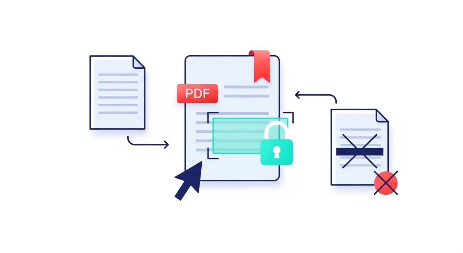 Como redigir permanentemente um PDF
