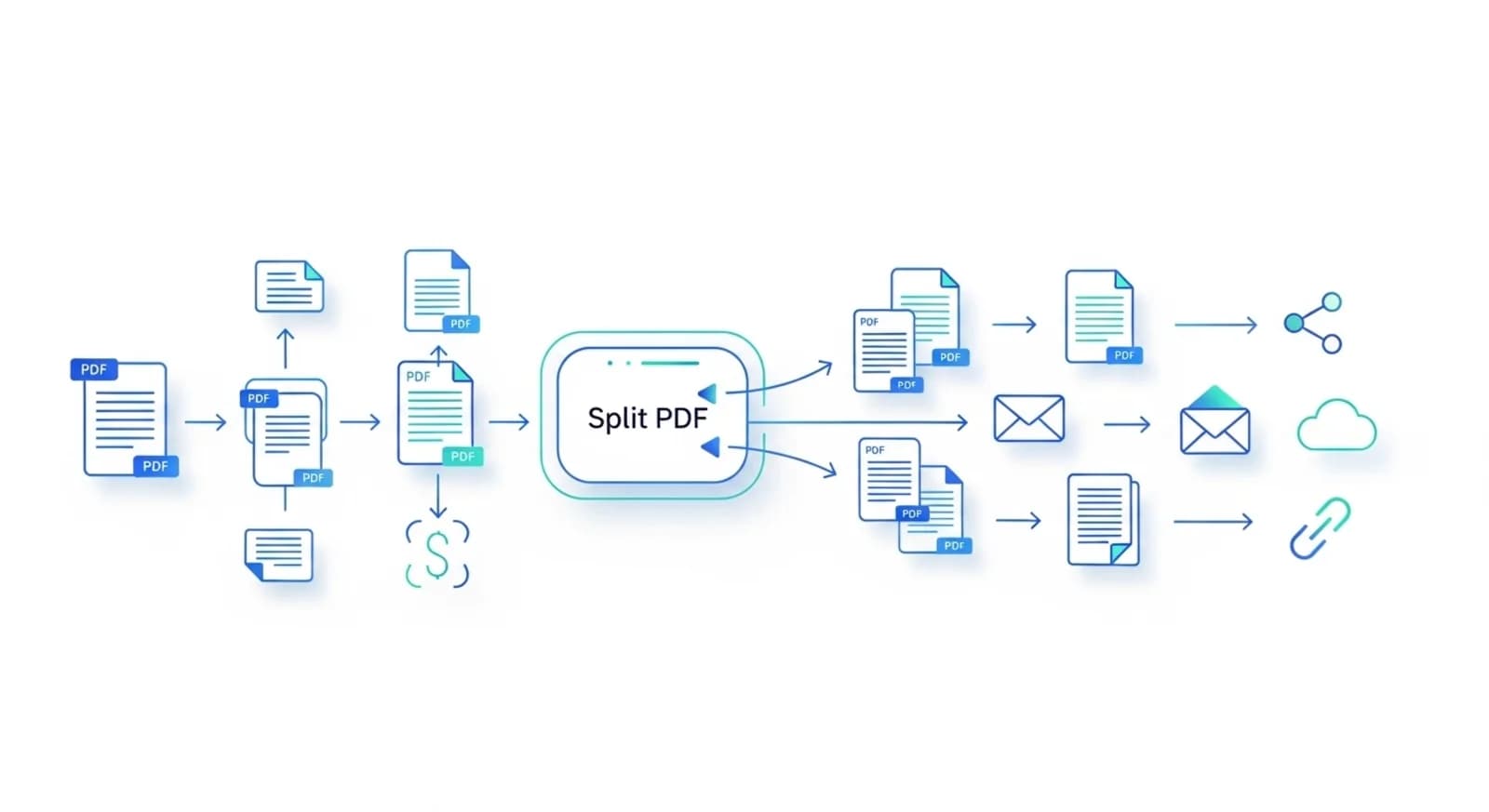 How to split a PDF for sharing